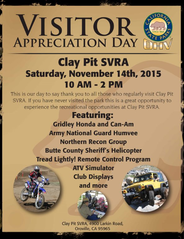 Visitor Appreciation Day 2015